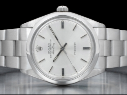 Rolex AirKing 34 Argento Oyster Silver Lining Dial  5500 